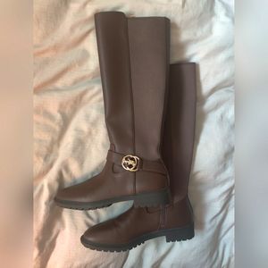 COACH Brown Leather Riding Boots size 8.5